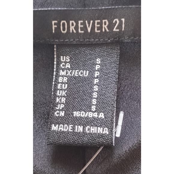 Forever 21 Dress Women small Gray Tweed Pinafore Sleeveless mini dress - Picture 6 of 15